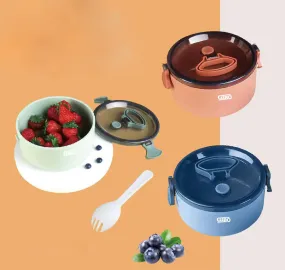 2 Layer  Barrel Lunch Box.(800mL)