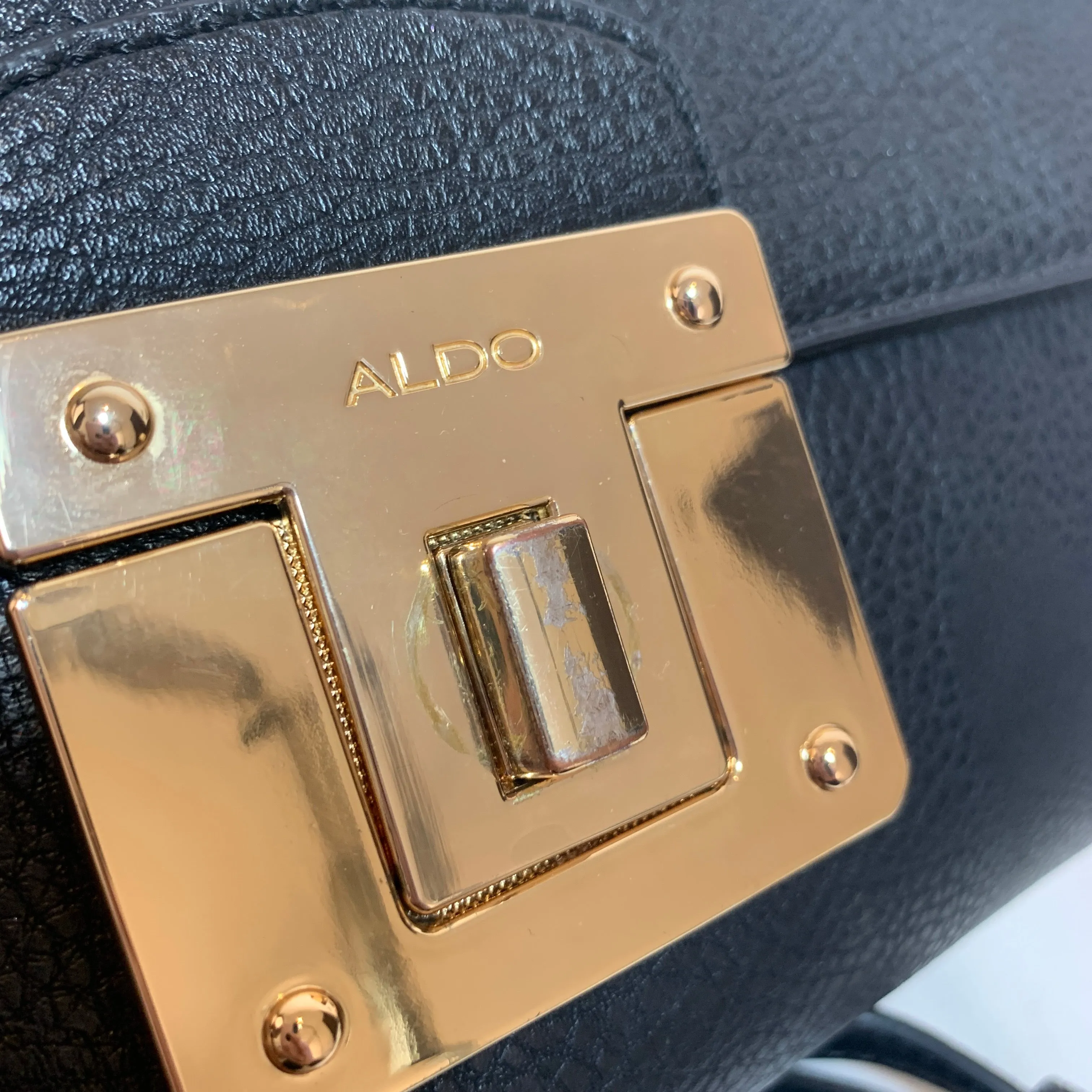ALDO Black Cross Body Bag | Pre Loved |