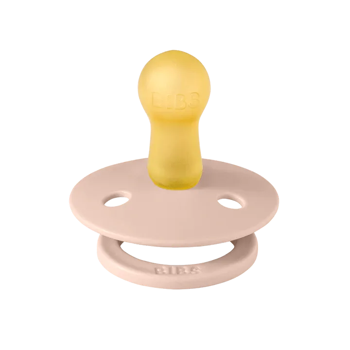 BIBS Colour Pacifiers 2 Pack (Size 2) - Vanilla/Blush