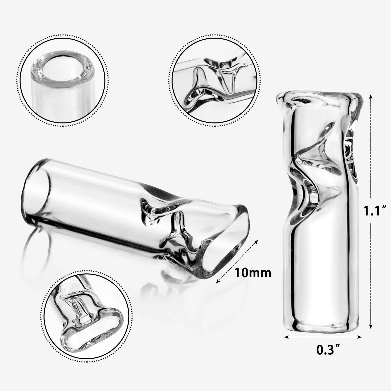 Flat Mouth Blunt Filter Tips - Optimized for Smooth Draws