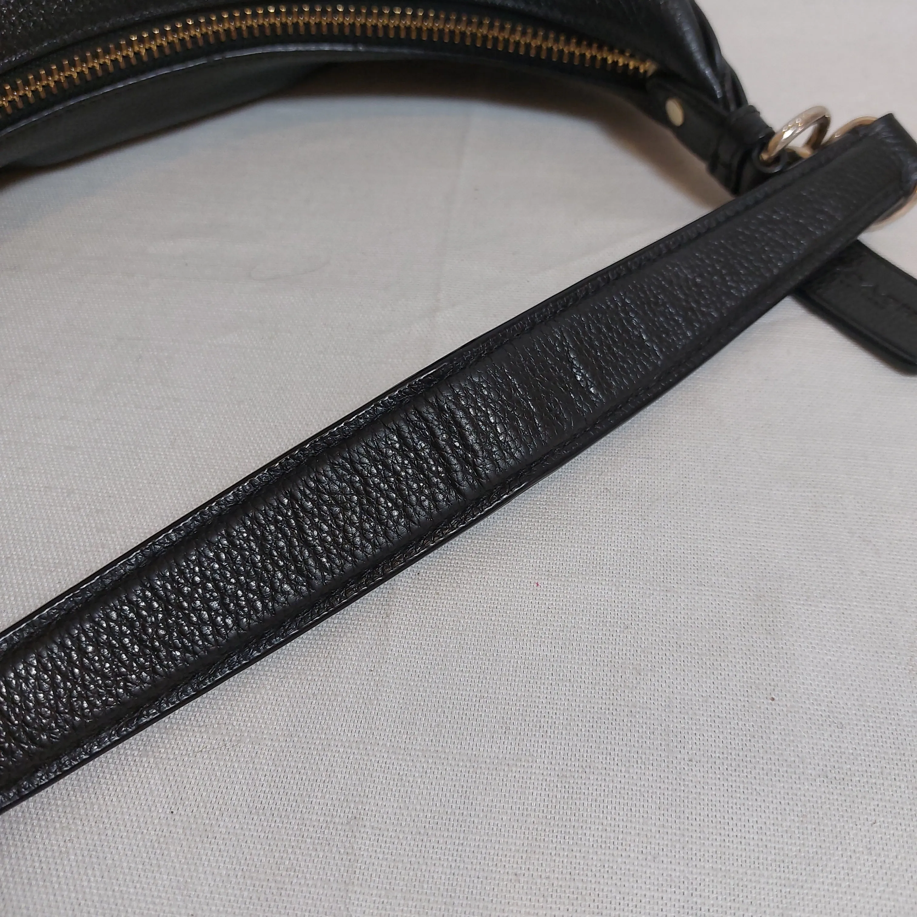 Coach Black Leather Bailey Hobo Shoulder Bag | Pre Loved |