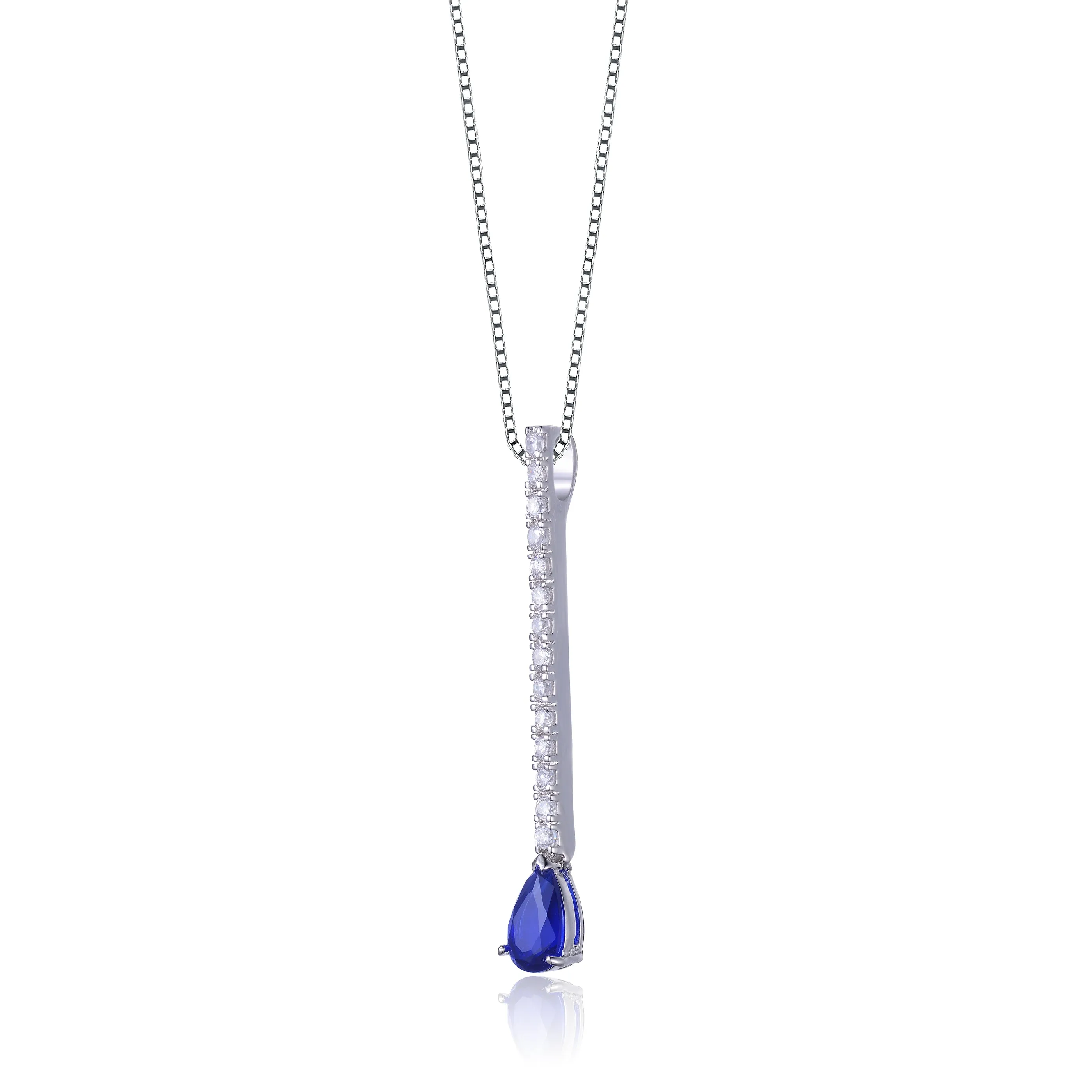 La Roche Purple Linear Drop Necklace