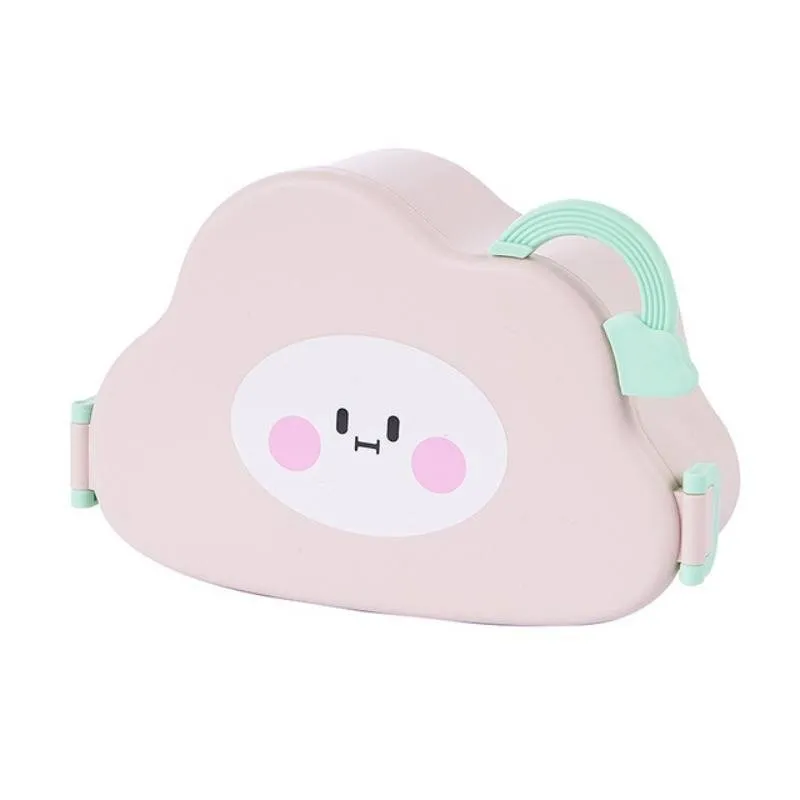 Lovely Cloud Shape Lunch Box With Cutlery.(1500mL)