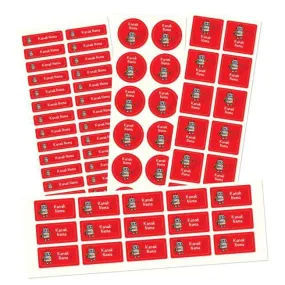 Name labels for School | My Robot