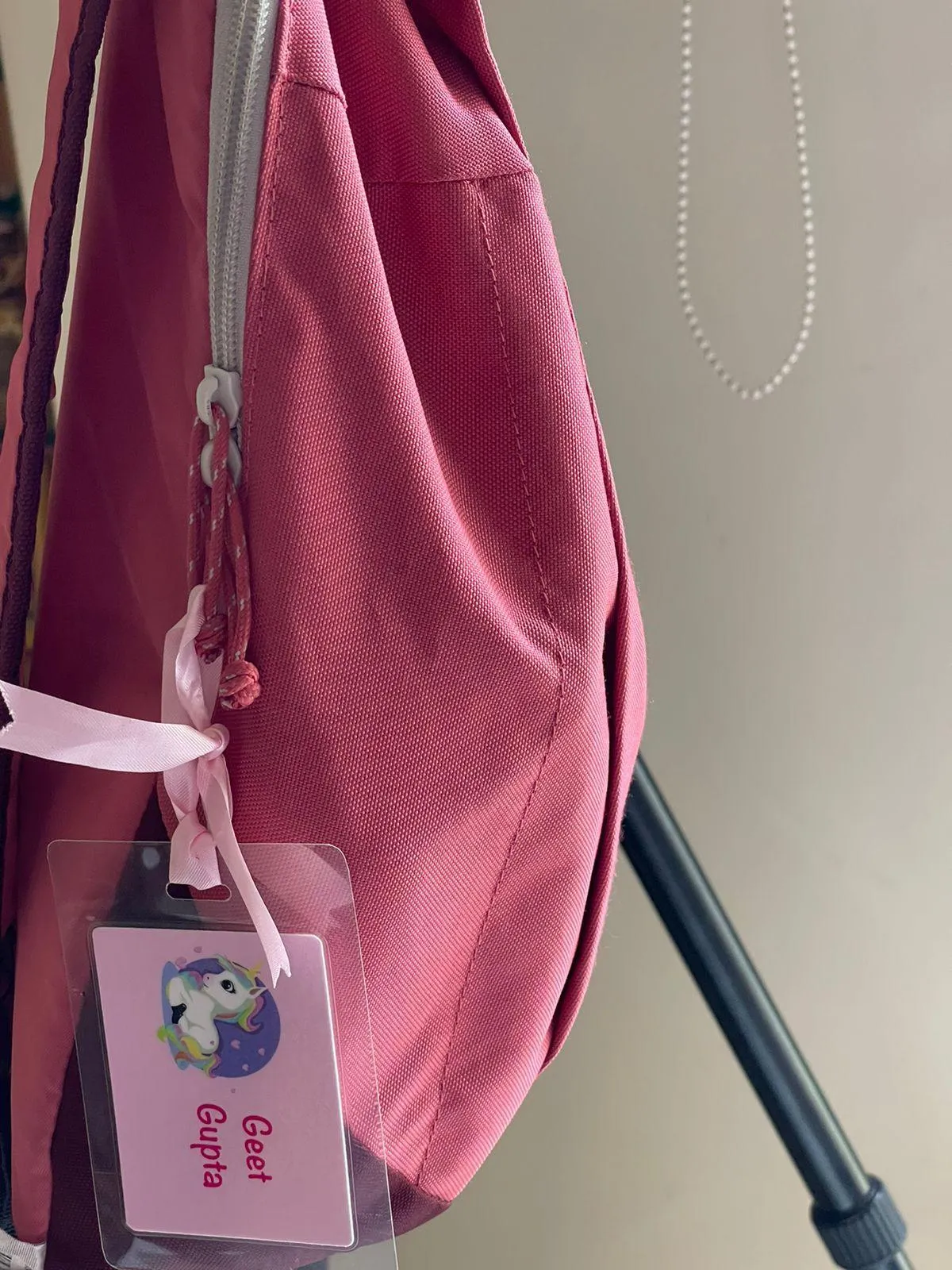Name labels for School | Solid Red