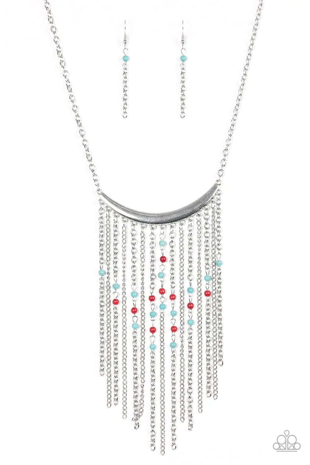 Paparazzi Accessories - Runaway Rumba #N823 Peg - Multi Necklace