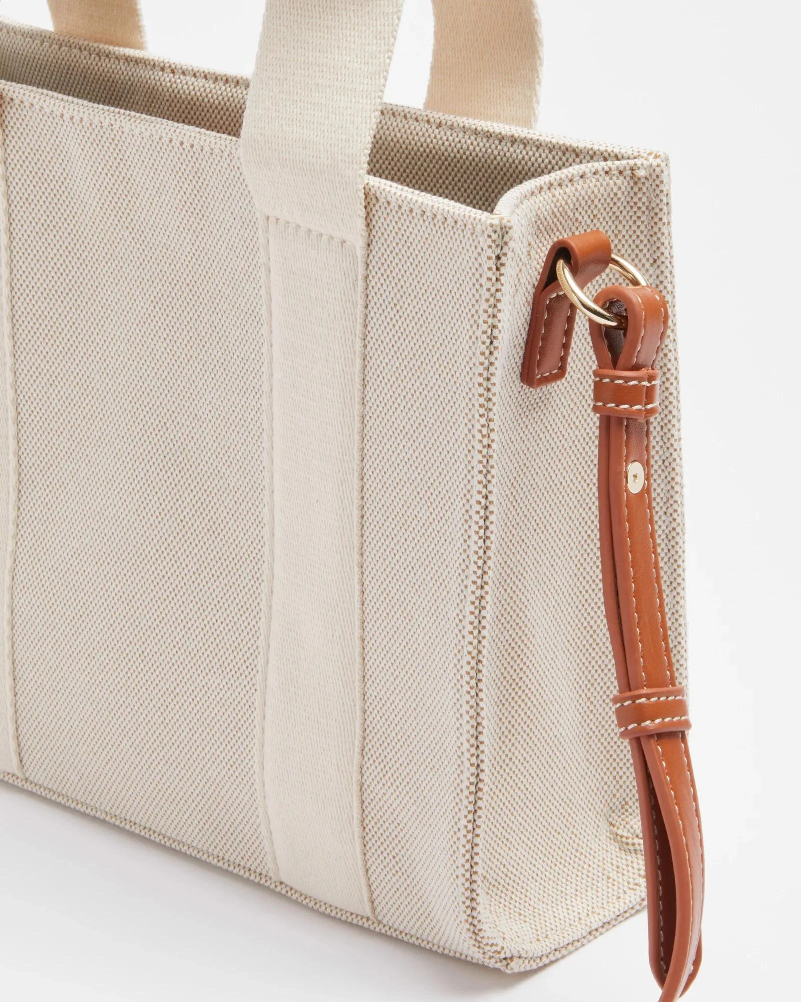 popular  Mini Canvas Tote Bag - Neutral