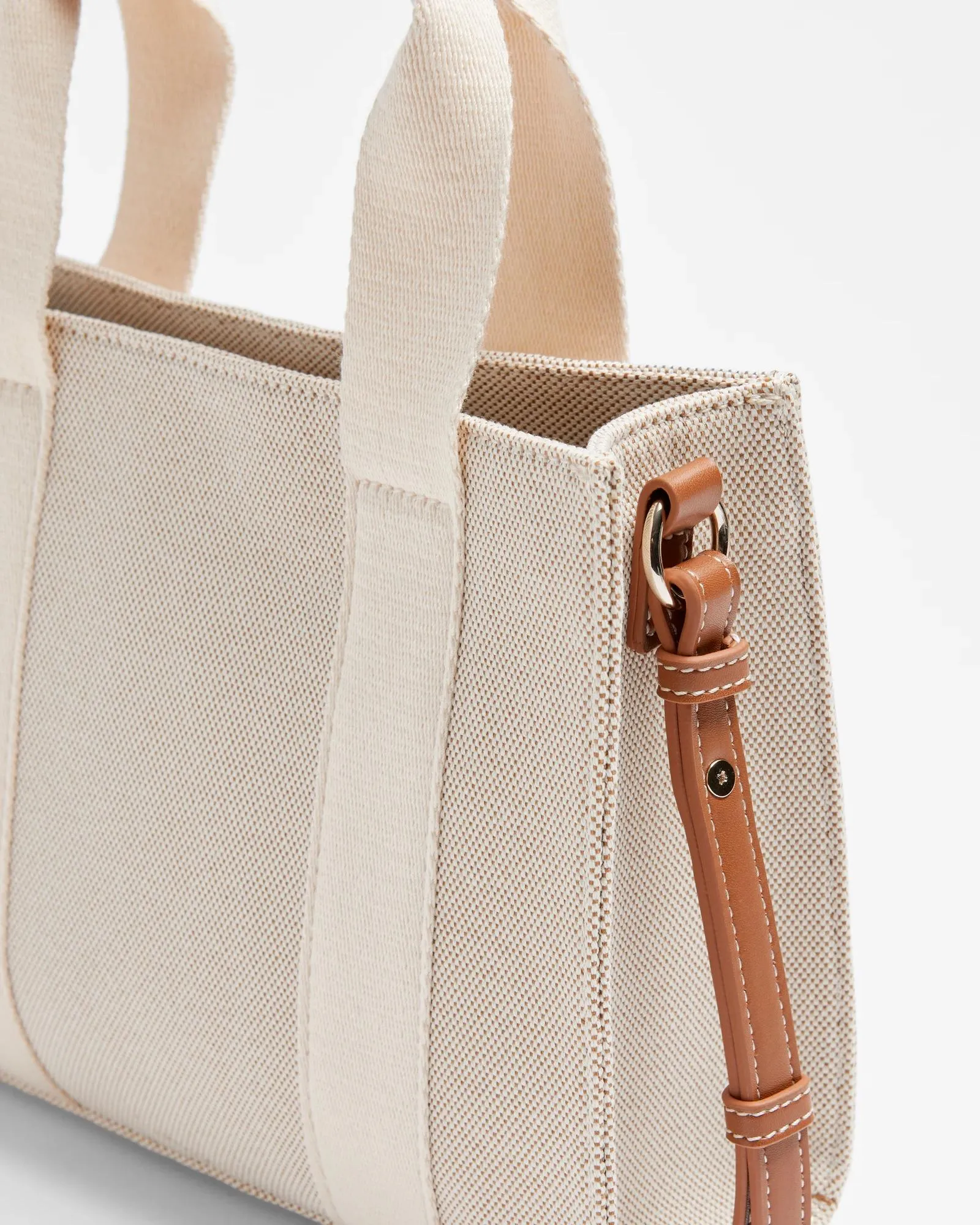 popular  Mini Canvas Tote Bag - Neutral