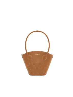 Quilted Impressions Wavy Tote Bag - Brown (Small)