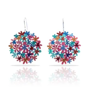 RAS Turquoise Bouquet Silver Small Earrings