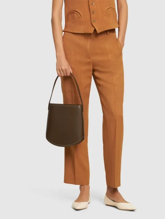 Savette   The Large Bucket leather shoulder bag 