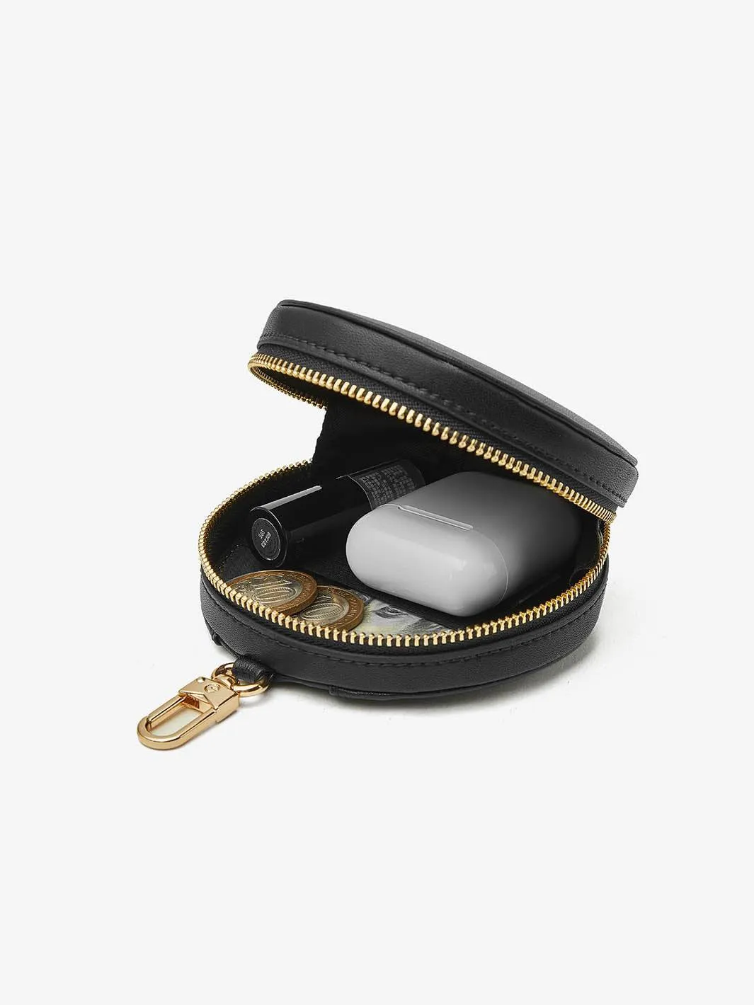 ThreadTrend- Triangle Argyle Phone Case Round Bag Set