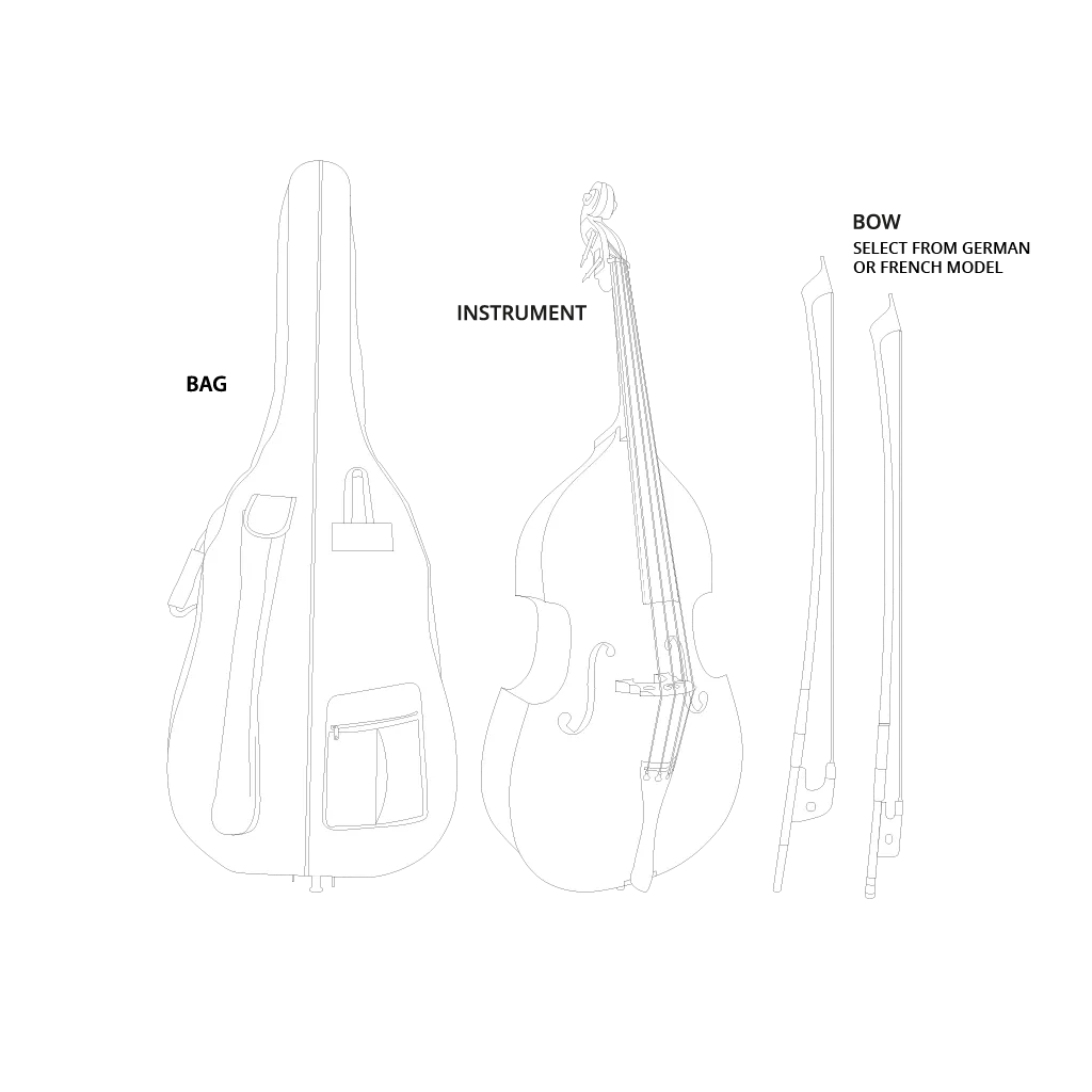 Virtuoso Double Bass Outfit
