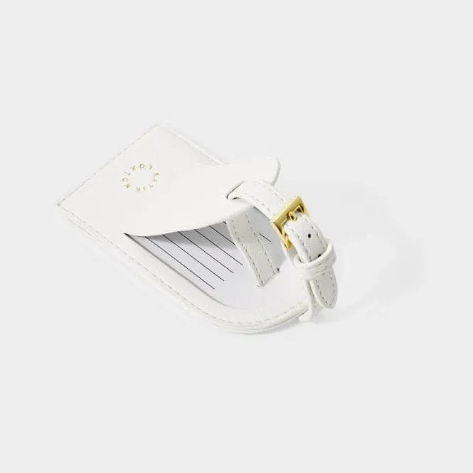 White My First Luggage Tag KLB2382