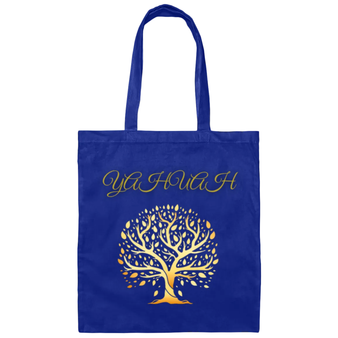 Yahuah-Tree of Life 01 Designer Canvas Tote Bag (6 colors)